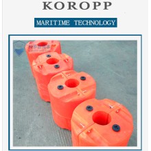 湖面危險警示浮標夾管塑料浮筒攔船浮