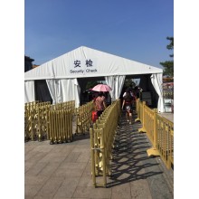 大型活動安檢棚搭建方案-防火防爆可拆卸設計?