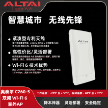 奧泰爾C260-S工業級 Wi-Fi 6 接入點｜IP55 防護 支持 AP/STA 雙