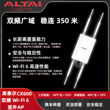 奧泰爾CX600 Wi-Fi 6 室外 AP｜雙頻 1.775Gbps 512用戶并發 網橋