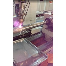 拉后溜活塞桿激光熔覆修復加工