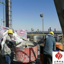 商洛煙風道龜甲網防磨膠泥施工方案