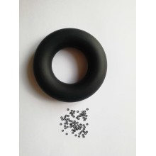 O形密封圈我司最小橡膠圈0.4*0.3孔徑*線徑微型精密O型