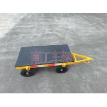 2噸小型平板拖車 帶橡膠墊全掛車