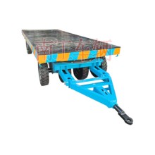 20噸重型平板拖車 帶橡膠墊全掛車