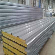 彩鋼04上03下巖棉夾心5cm頂板 耐火隔熱