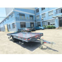 ATV拖車0.8噸輕型鐵板實(shí)心護(hù)欄全掛車