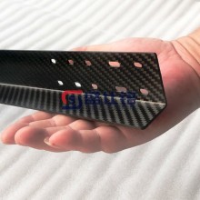 碳纖維異形件碳纖維L角加工 碳纖維機器人配件