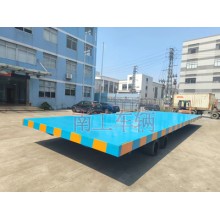 40噸4米寬重型平板拖車 牽引全掛車