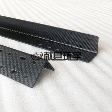 碳纖維異形件碳纖維L角加工 碳纖維機器人配件