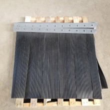 導料槽防塵簾 可多層定制 250*6mm橡膠密封膠條裝訂礦用擋塵簾 抑