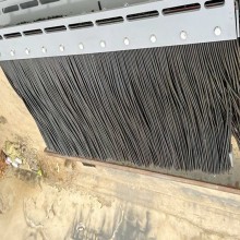 聚氨酯擋塵簾抑塵橡膠密封簾 皮帶機擋塵簾 250*6型 礦用卸煤場抑