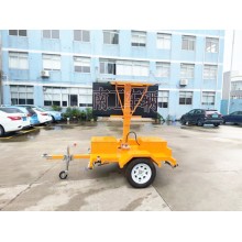 0.5噸輕型LED廣告拖車 交通指示燈工具拖車 帶太陽能板