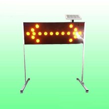 黑色太陽能導(dǎo)向燈 道路施工太陽能導(dǎo)向牌 交通安全設(shè)施廠家