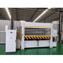 120T裝飾材料板貼面熱壓機 防火板免漆板生產(chǎn) 規(guī)格定制