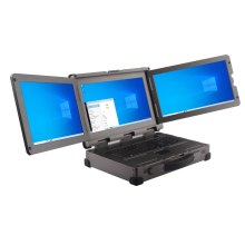 磊順科技供應-17.3吋強固式三屏筆記本、17.3吋加固式三屏筆記本、17.3吋加固三屏計算機