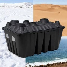 農村廁所改造二八式化糞池三格式三七PE化糞桶凈化槽塑料桶