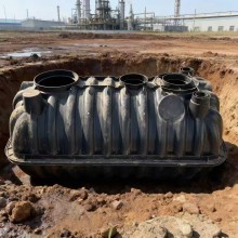 加厚三格式化糞池二八開塑料污水處理農(nóng)村廁所改造家用