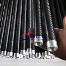 盛仕銘廠家定制碳纖維軸?斜紋啞光碳纖維復合材料輥軸