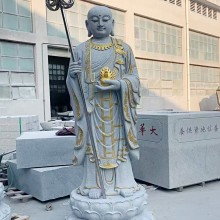 惠安石雕佛像廠定做漢白玉地藏王佛像