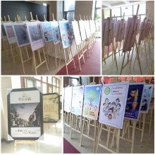 西安書畫展架搭建 西安攝影展板搭建 西安噴繪桁架 西