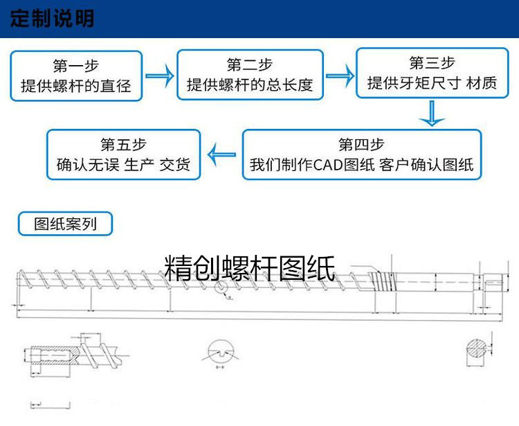 力勁200T注塑機(jī)雙合金螺桿炮筒廠家