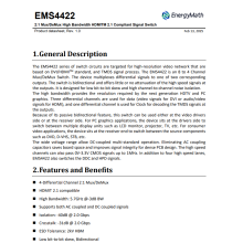 EMS4422,替代ASW3642,HDMI2.0切換器i