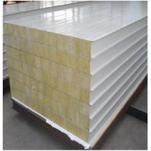 機制巖棉復合板綠色環保凈化彩鋼復合